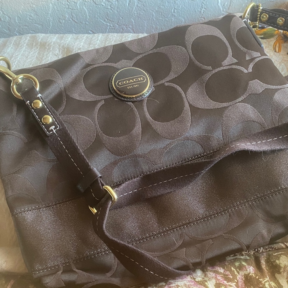 Coach Dark Brown Crossbody Bag